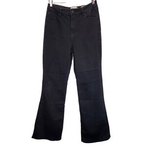 RE Generation by Celebrity Pink Black Flare Jeans High Raise Women`s Size 13/31